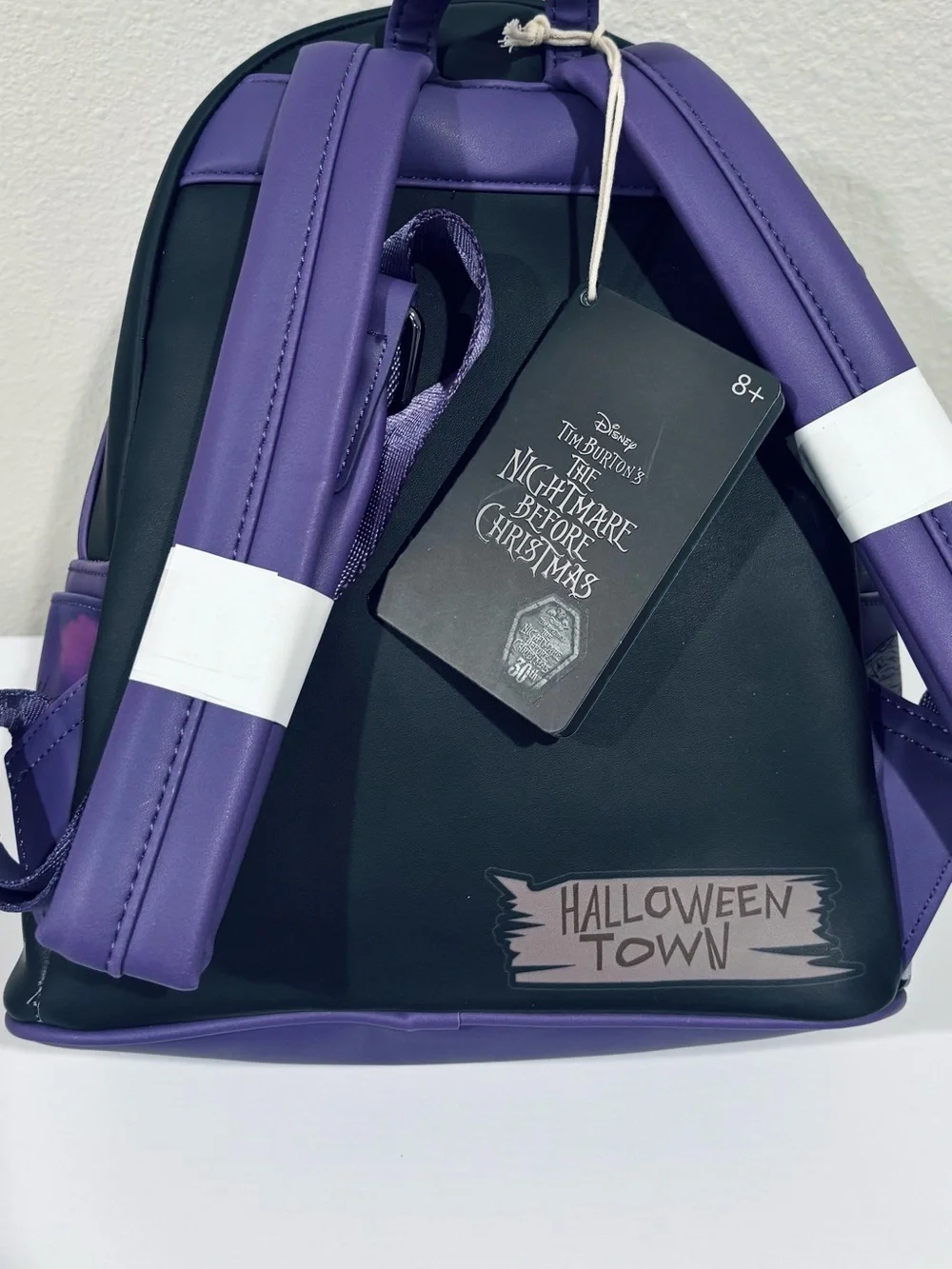 Disney The Nightmare Before Christmas Navy Purple Mini Backpack